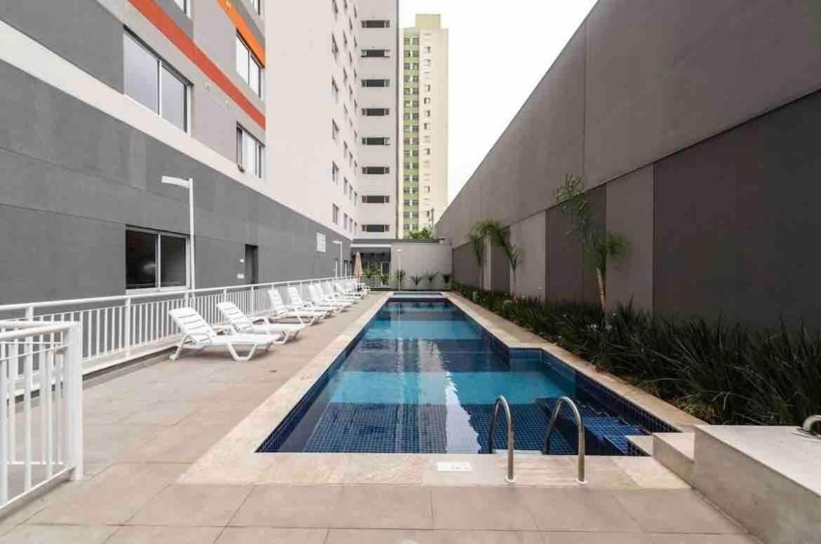 Mv63 - Studio Lindo Com Piscina Prox Ao Metro Bras São Paulo Exteriör bild